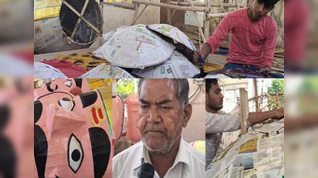 Muslim Artisans Crafting Ravana Effigies For Dussehra In Ajmer