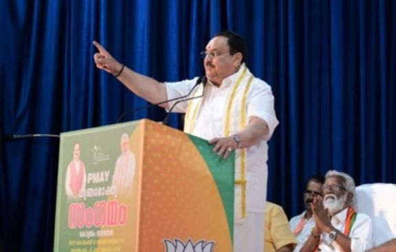 Corruption made its way even to Kerala CM's office: Nadda