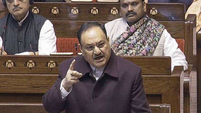 JP Nadda Calls Cong To Join 'Anti-Democracy Day' Observance, Slams Emergency, Article 370 In RS