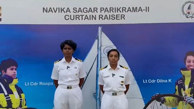 Around The World In 8 Months, Two Women Navy Officers Set Sail Today