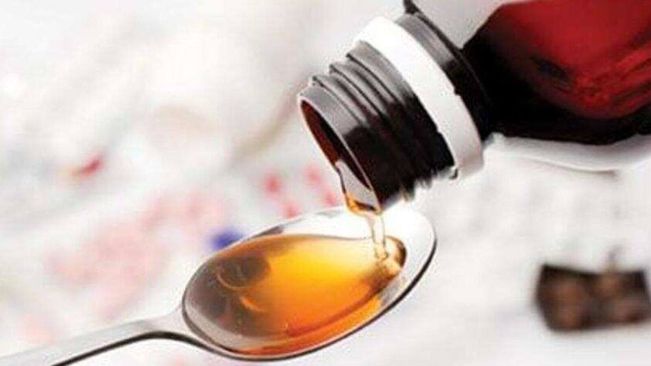 a large amount of cough syrup was seized, 5 arrested