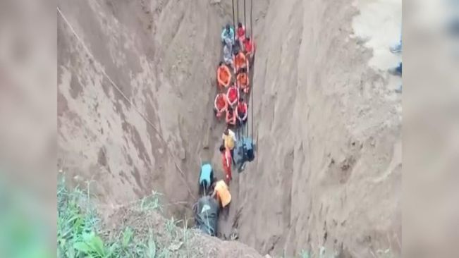 Rajasthan: Rescue operations still underway 15 hours after girl falls into borewell in Bandikui