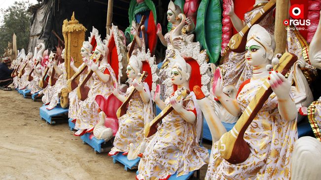 Saraswati Puja celebration begins in Odisha with fervor and gaiety