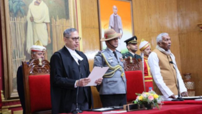 Justice S. Vaidyanathan Sworn-In As Chief Justice Of Meghalaya High Court