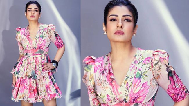 Raveena Gets Ready For 'Hot Summer Days', Drops Pics In Floral Dress