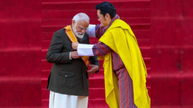 'Bhutan's Decision To Confer Highest Civilian Honour On PM Modi Strengthens Bonds Of Friendship'