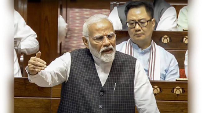 In RS Speech, PM Modi Turned The Tables On Cong's '1/3rd Govt' Jibe With '20 More' Years Retort