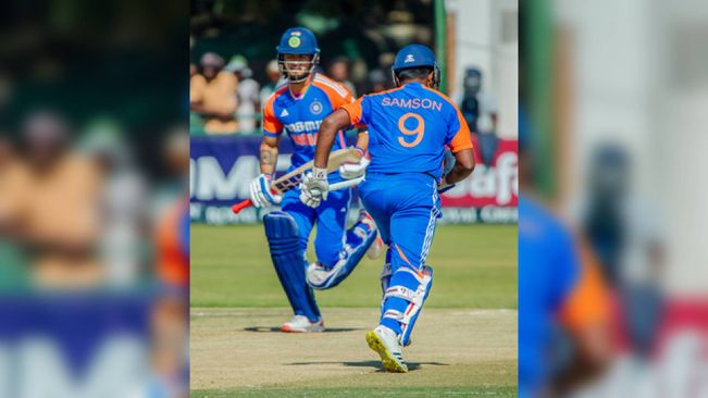 5th T20I: Sanju Samson’s 58 & Shivam Dube’s Cameo Powers India to 167/6 Against Zimbabwe