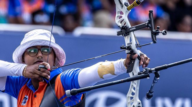 India In Action At Archery Qualifications In Paris Olympics 2024