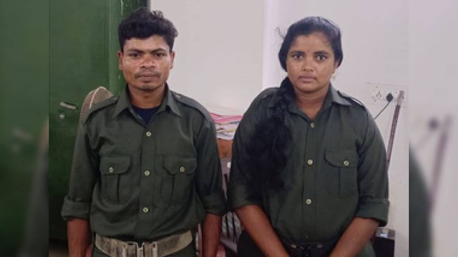 Two Maoists Carrying Rs 7L Bounty Surrender Before Police In Odisha