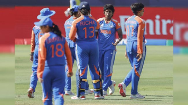 Women’s T20 WC: Arundhati Reddy Picks Three As India Restrict Pakistan To 105/8