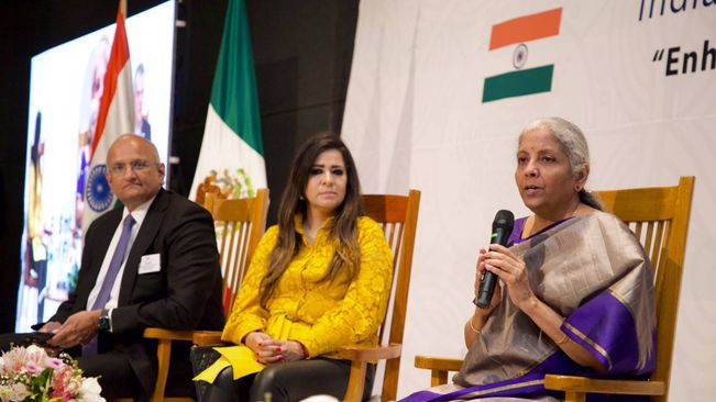 Nirmala Sitharaman Participates In India-Mexico Trade And Investment Summit