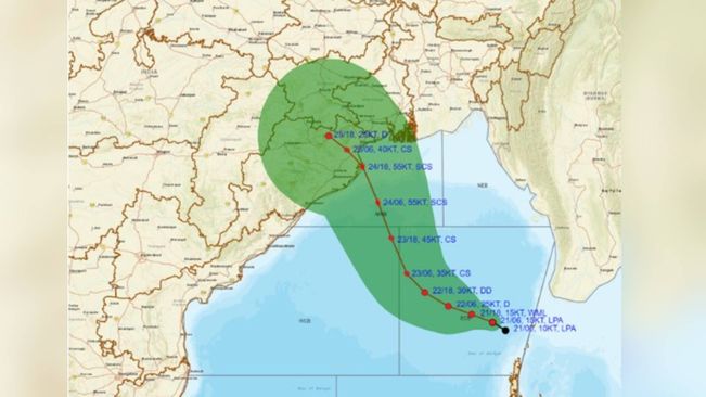 Cyclone 'Dana' May Landfall Between Odisha's Puri And West Bengal's Sagar Island On October 24-25!