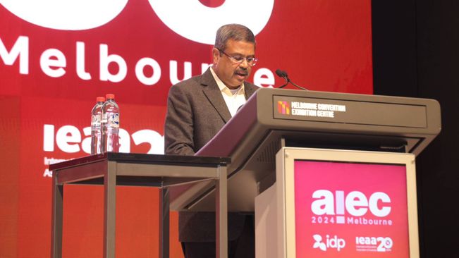 Dharmendra Pradhan Addresses Australian International Education Conference