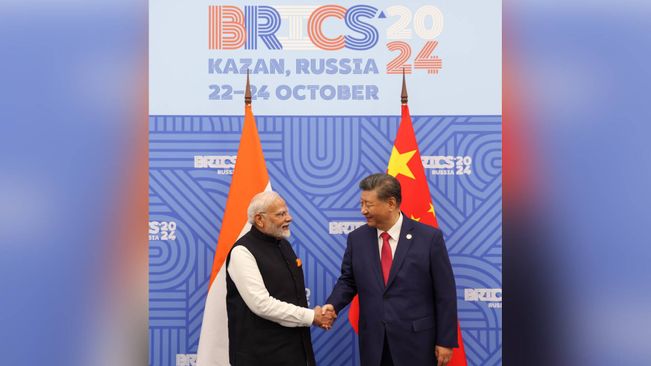 PM Modi Meets Chinese President Xi Jinping On Sidelines Of BRICS Summit In Kazan