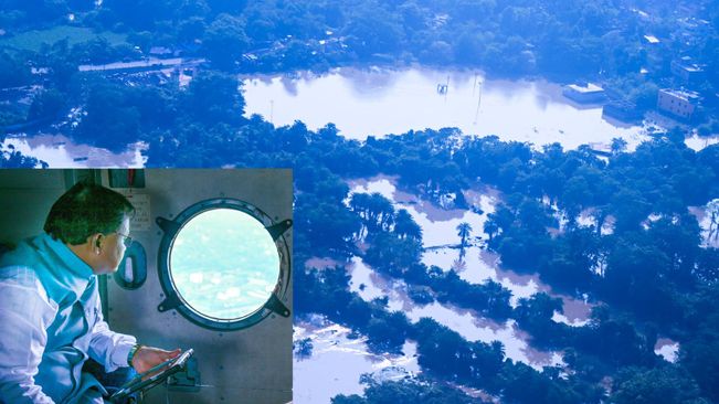 Odisha CM Undertakes 2nd Aerial Survey Of Cyclone-Hit Areas