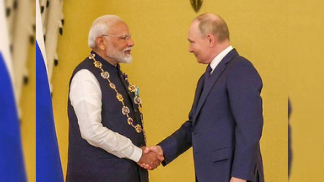 Putin Heaps Praise On PM Modi, Insists India Now Among Great Powers Of World