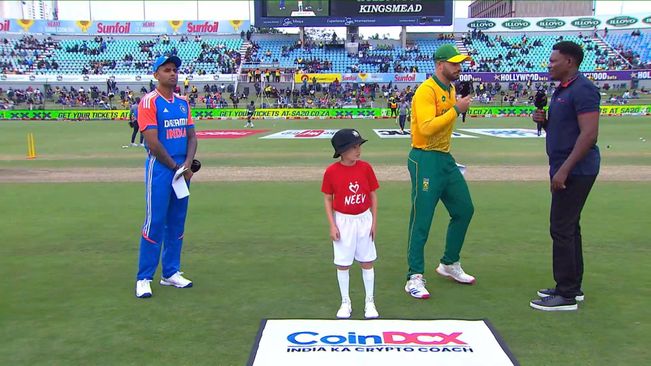 1st T20I: South Africa Opt To Field First Against India At Kingsmead