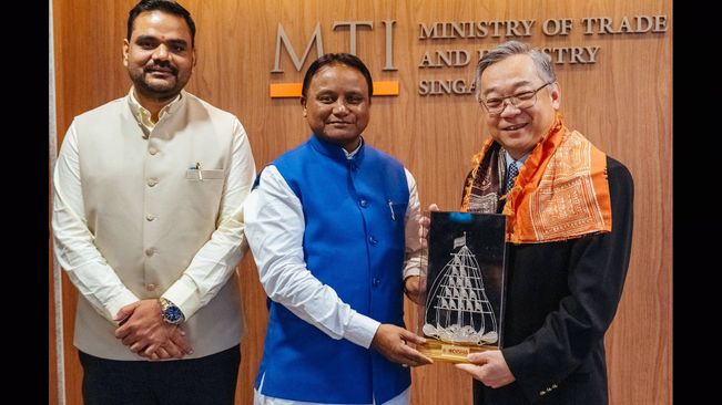 CM Mohan Majhi Invites Singapore Deputy PM To Utkarsh Odisha