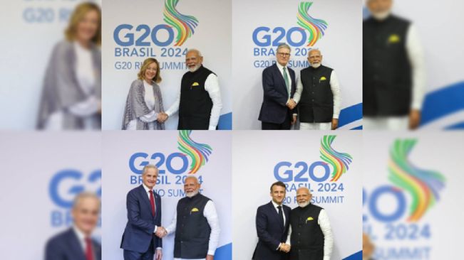 Macron To Meloni, PM Modi Holds Crucial Meetings With World Leaders During Rio G20 Summit 