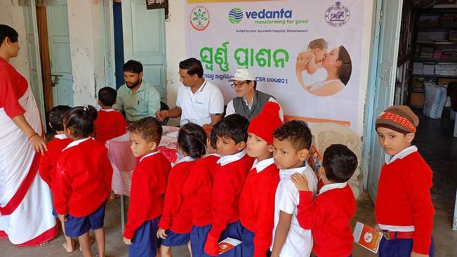 Vedanta’s “Swarna Prashan” Drive Enhances Lives Of 6,400 School Students In Odisha