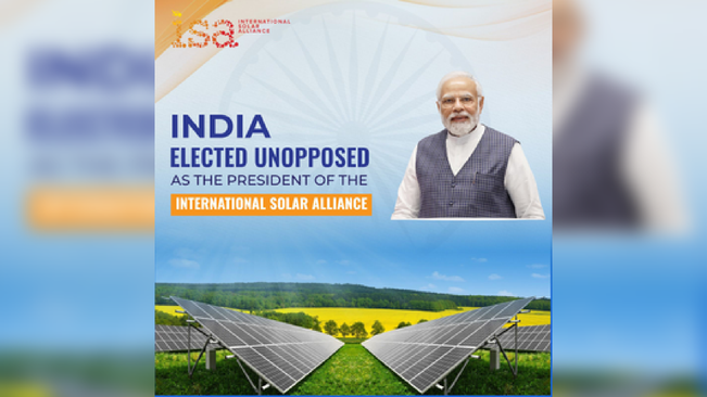 India Re-Elected President Of 120-Nation International Solar Alliance