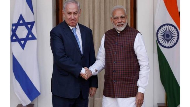 PM Modi Speaks To His Israeli Counterpart Benjamin Netanyahu On Middle East crisis