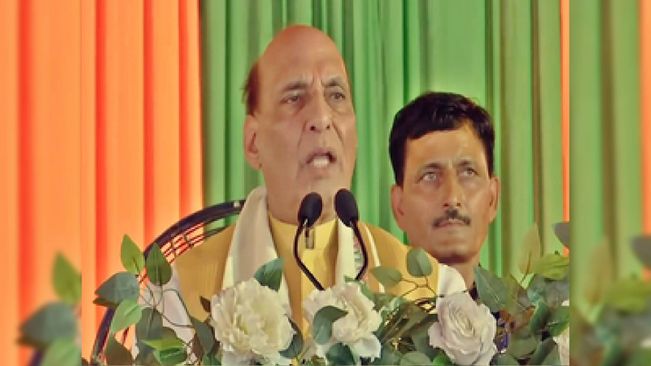 Pakistan Deeply Pained At Witnessing Celebration Of Democracy In J&K: Rajnath Singh