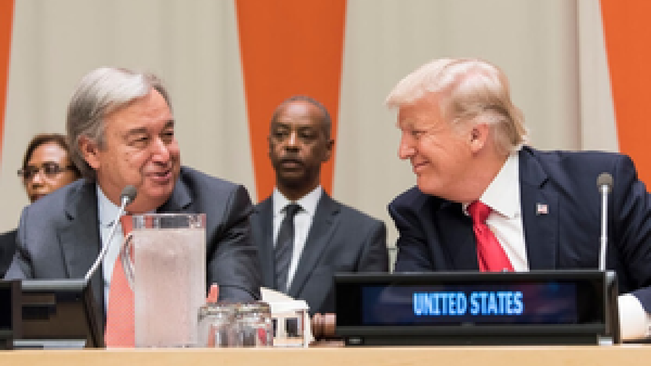 UN Chief Guterres Congratulates Trump, Offers To Work ‘Constructively’