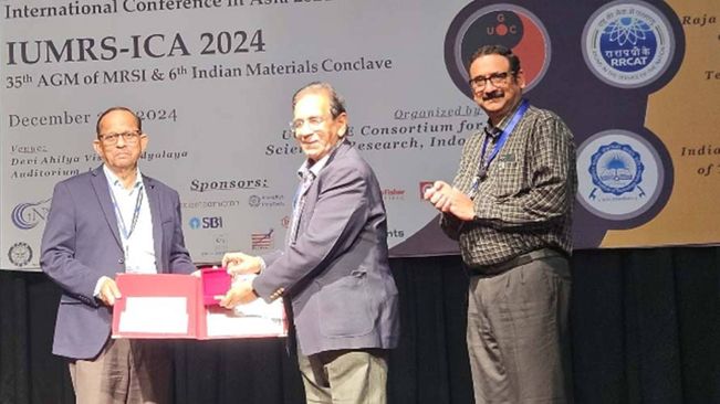 SOA Scientist Honoured With CNR Rao Lecture Award