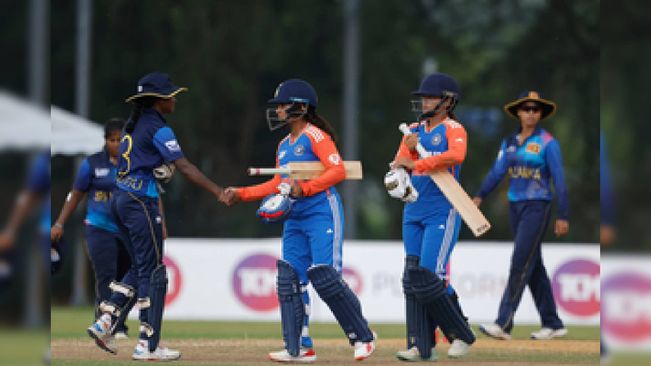 India Enter U19 Women’s Asia Cup Final With 4-Wicket Win Over Sri Lanka