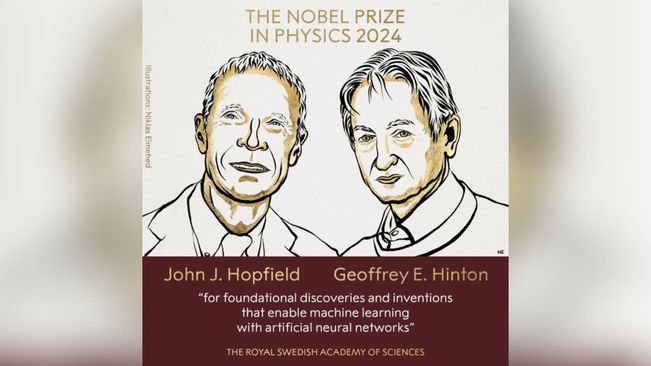 Nobel Prize In Physics Awarded To John Hopfield, Geoffrey Hinton For Work On AI