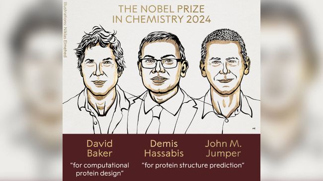 Nobel Prize In Chemistry Awarded To 3 Scientists For Work On Protein Structure