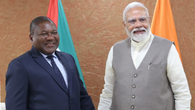 PM Modi And President Of Mozambique Discuss Defence And Counter-Terrorism