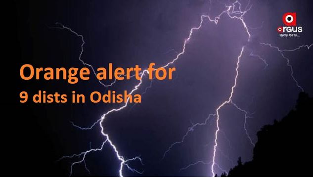 IMD issues orange warning of thunderstorm & lightning for several districts in Odisha