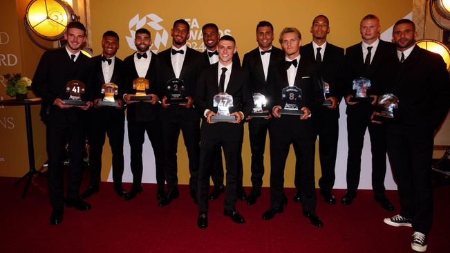 Arsenal & Manchester City Stars Share Spotlight In PFA PL Team of the Year