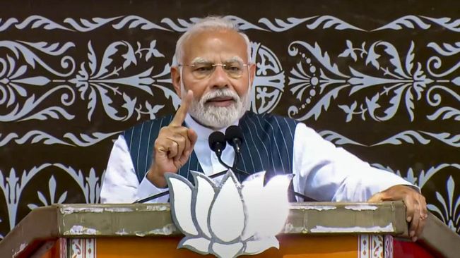 PM Modi Seeks Support For Terror-Free And Prosperous J&K, Defeat Of 'Destructive' Dynastic Parties