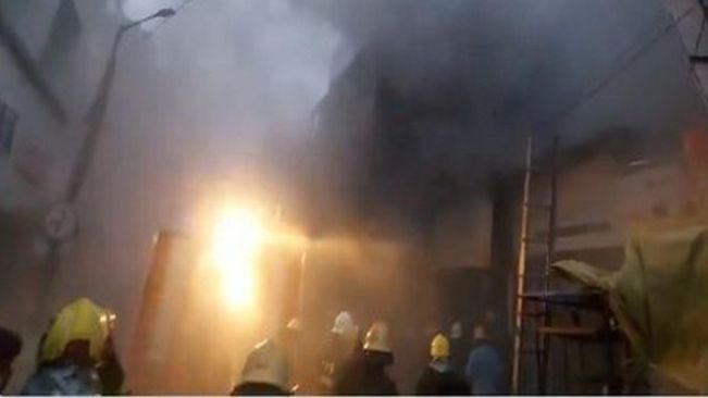 Fire breaks out at three-storey building in Pune City