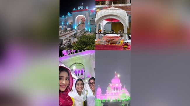 Shivangi Joshi takes time off from work, visits Nada Sahib Gurudwara in Panchkula