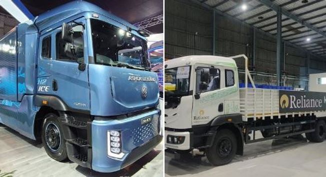 Reliance unveils India's first hydrogen combustion engine technology for heavy-duty trucks