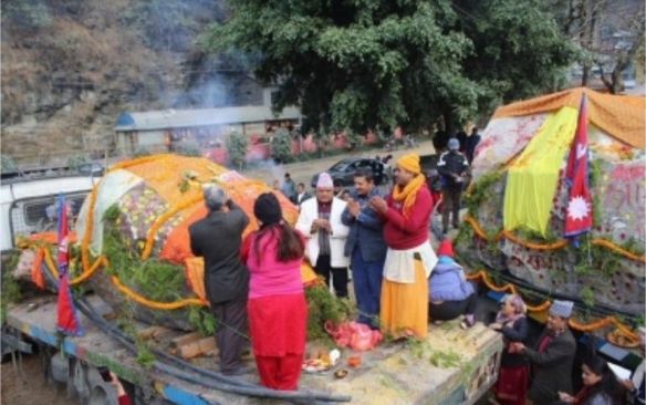 Sacred rocks from Nepal to build Ram statue in Ayodhya handed over