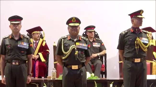 Chief of Army General Manoj Pandey praised the Agnipath yojana