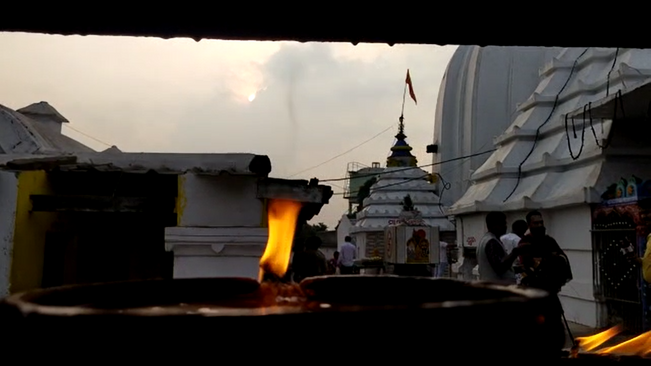 Maha Shivratri celebrates at the Dhabaleswar temple in Athagarh