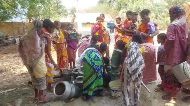 Seventy families depend in tubewell