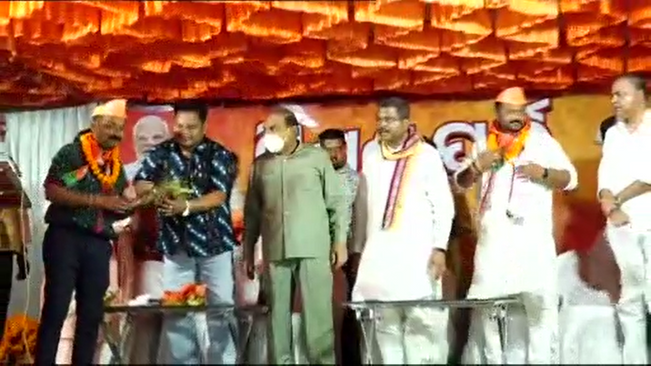 target to Union Minister at BJP's misran festival in Sambalpur