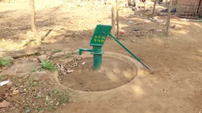 There are only two tube wells in the village for more than 100 families.