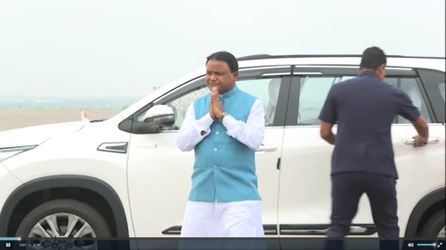 The Chief Minister is on a one day visit to Balangir today