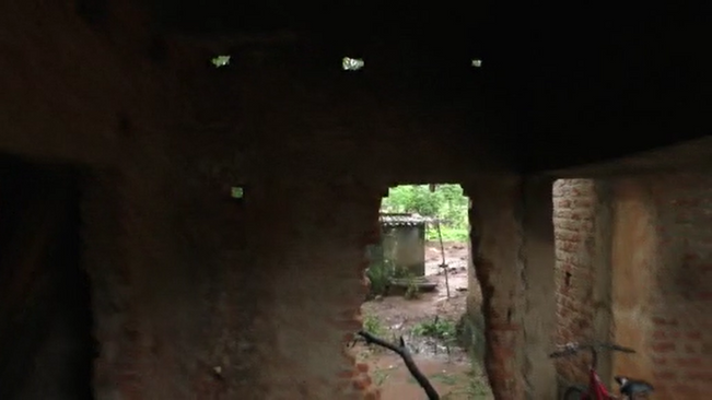 Nandol UP school is in disarray, water is leaking from the roof of the two class building