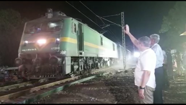 The train ran on the track 51 hours after the accident in balasore