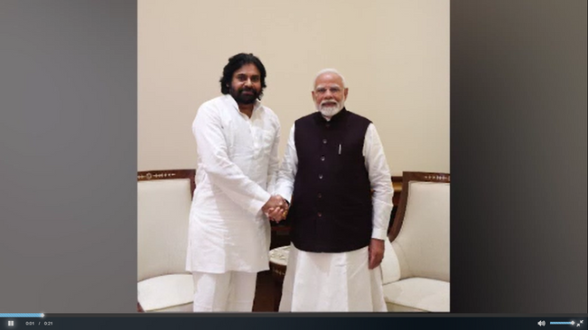 Andhra Pradesh Deputy Chief Minister Pawan Kalyan met Prime Minister Modi